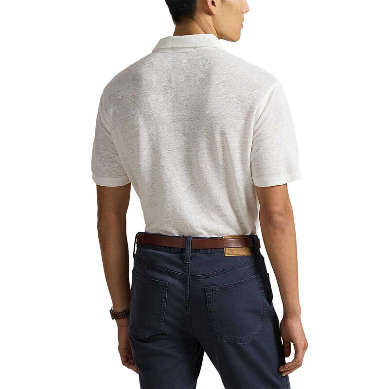 Polo Ralph Lauren Standard Fit Linen Piqu&eacute; Polo Shirt image number 1